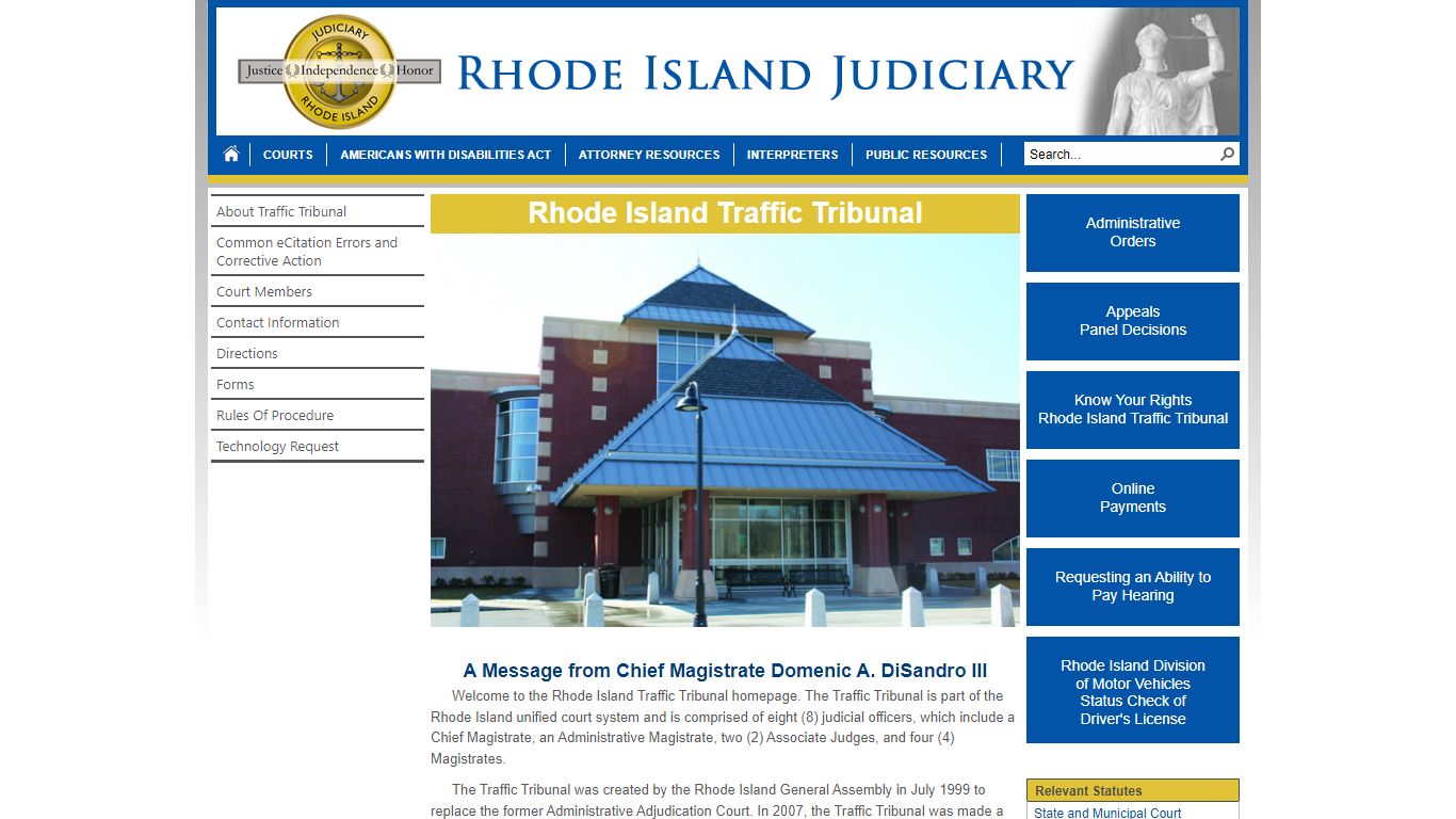 Rhode Island Traffic Tribunal